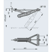 AL-KO Stabilform -nurkkatuki, 1000 kg