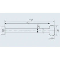 Winterhoff RSR 48-700 -tukijalka, 150 kg