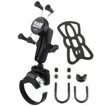 RAM Mounts X-Grip ATV -puhelinpidike ohjaustankokiinnikkeella, B-sarja