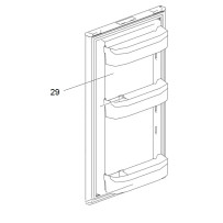 Thetford jääkaapin oven paneeli N4145 / N4170 (pinta)