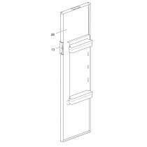 Thetford jääkaapin oven paneeli N3142 / N4142