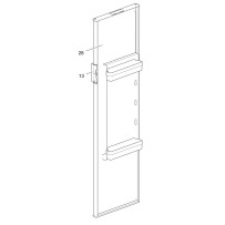 Thetford jääkaapin oven paneeli N3142 / N4142