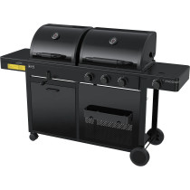 Ströme Black BX-Double -kaasu- ja hiiligrilli