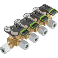 GOK KSV-AB4 kaasun sulkuhana kääntövivulla, lyhyt malli