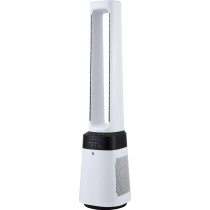 Ströme Gliding Grille Bladeless 2-in-1 -tornituuletin ja ilmanpuhdistin, valkoinen