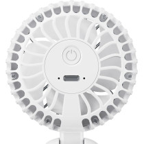 Nordic Home -kannettava tuuletin kantohihnalla, USB-C ladattava