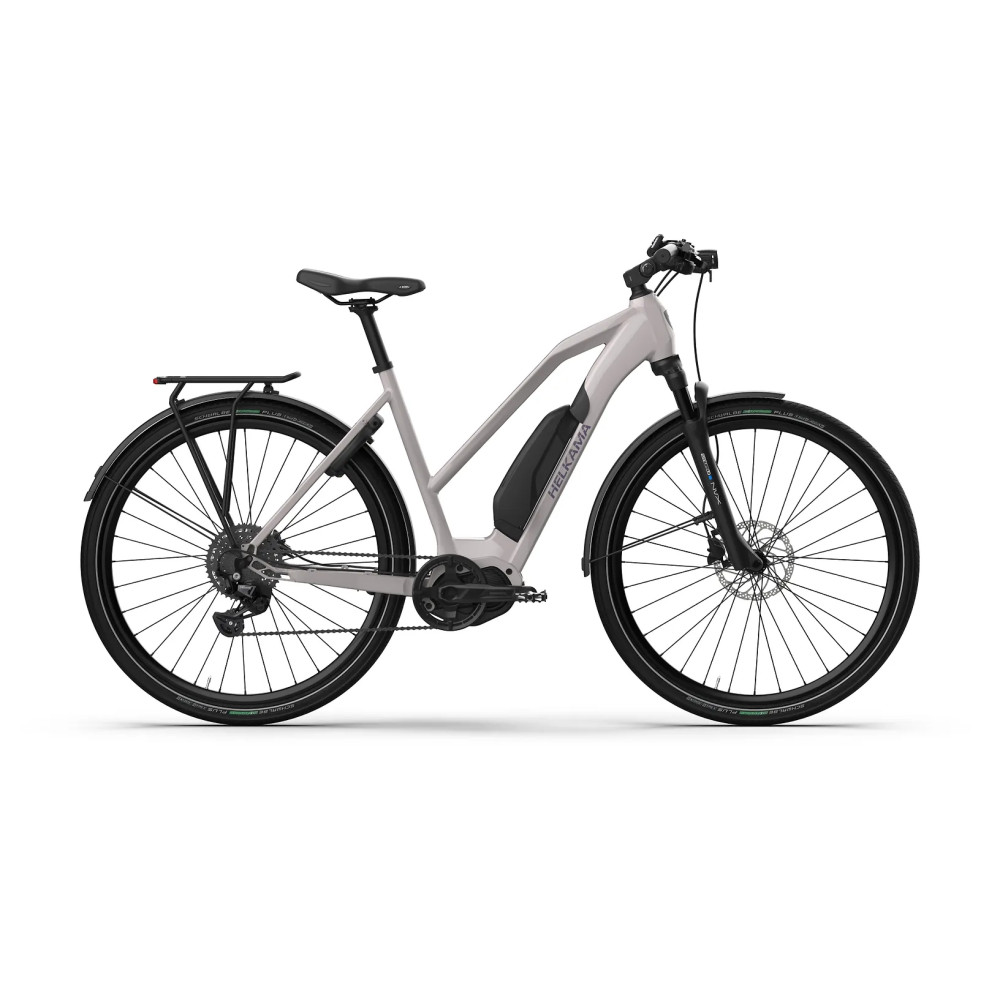Helkama SE -sähköpyörä, 56 cm, harmaalila