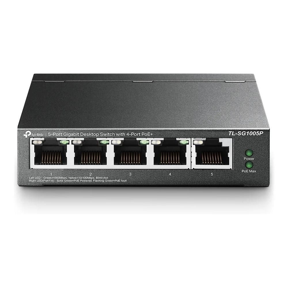 TP-Link TL-SG1005P V2 -5-porttinen kytkin