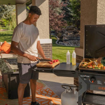 Blackstone ParilaGrilli 36'' Omnivore Iron Forge kannella