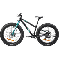 Baana Fat 24" -fatbike, musta