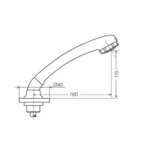 Reich ulosvedettävä käsisuihku