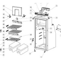 Ritilähylly Thetford T1090 / T2090 pienempi