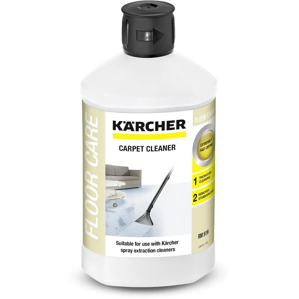 Kärcher RM 519 tekstiilien puhdistusaine, 1L Kärcher RM 519 tekstiilien puhdistusaine, 1L