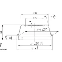 Rasvakuppi AL-KO 3060, 73 mm