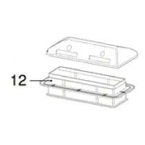 Kattoventtiilin kehys Dometic Slim-Tower