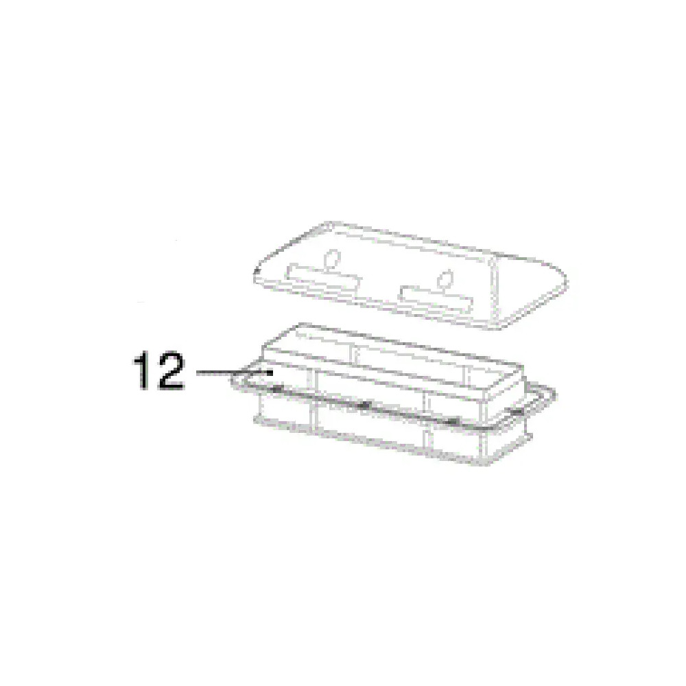 Dometic kattoventtiilin kehys Slim-Tower