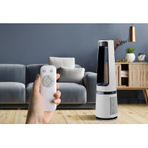 Ströme Gliding Grille Bladeless 3-in-1 -tornituuletin, ilmanpuhdistin, tuuletin ja lämmitin