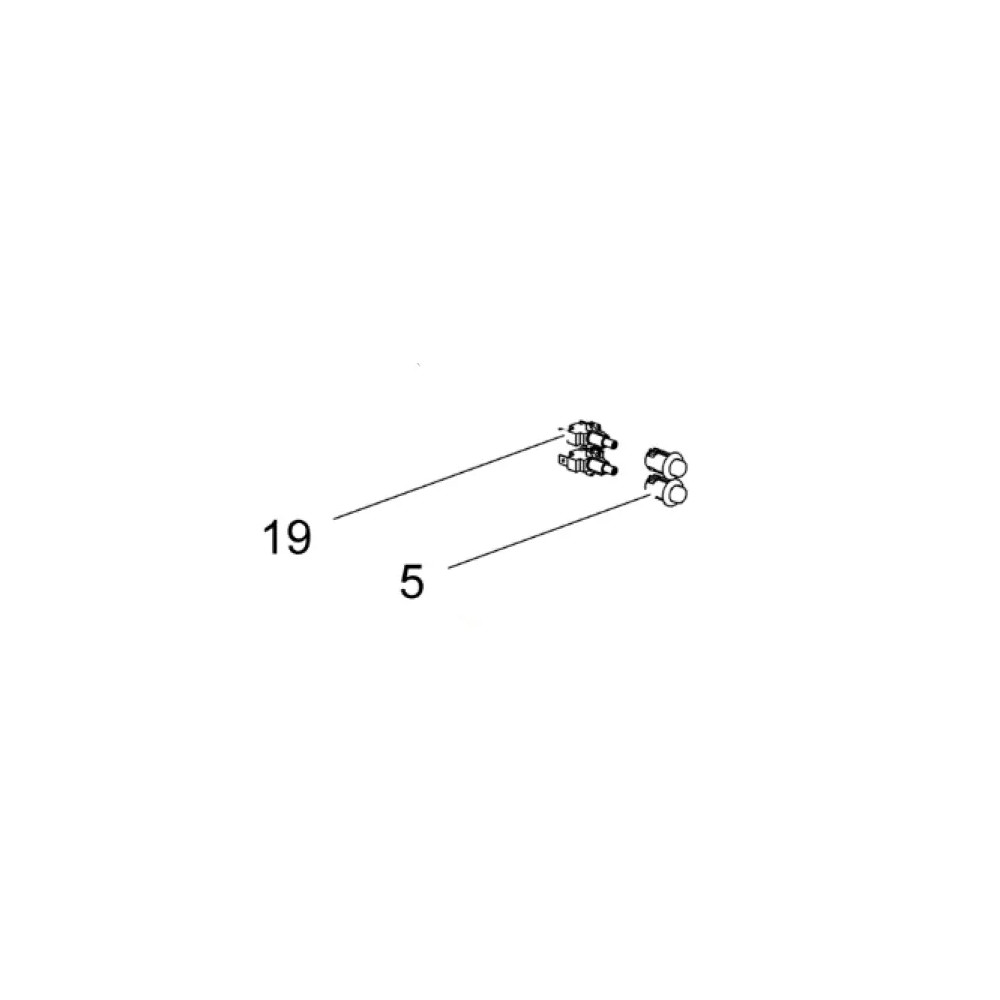 Sytytyksen kytkin Thetford SOG52xx, musta