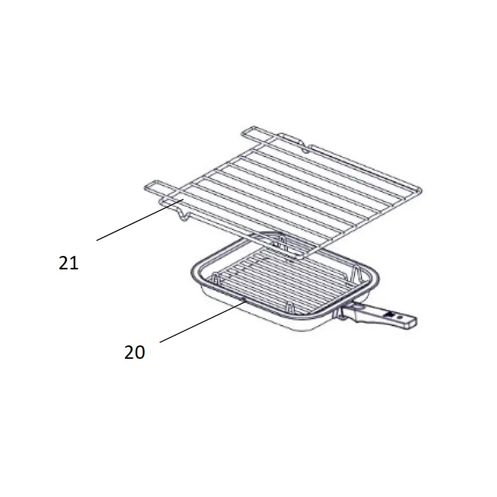Thetford uunin ritilä SOG52xx / SOV420xx