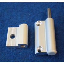 Hobby ulko-oven sarana, ylä + alaosa oikea (-1997)