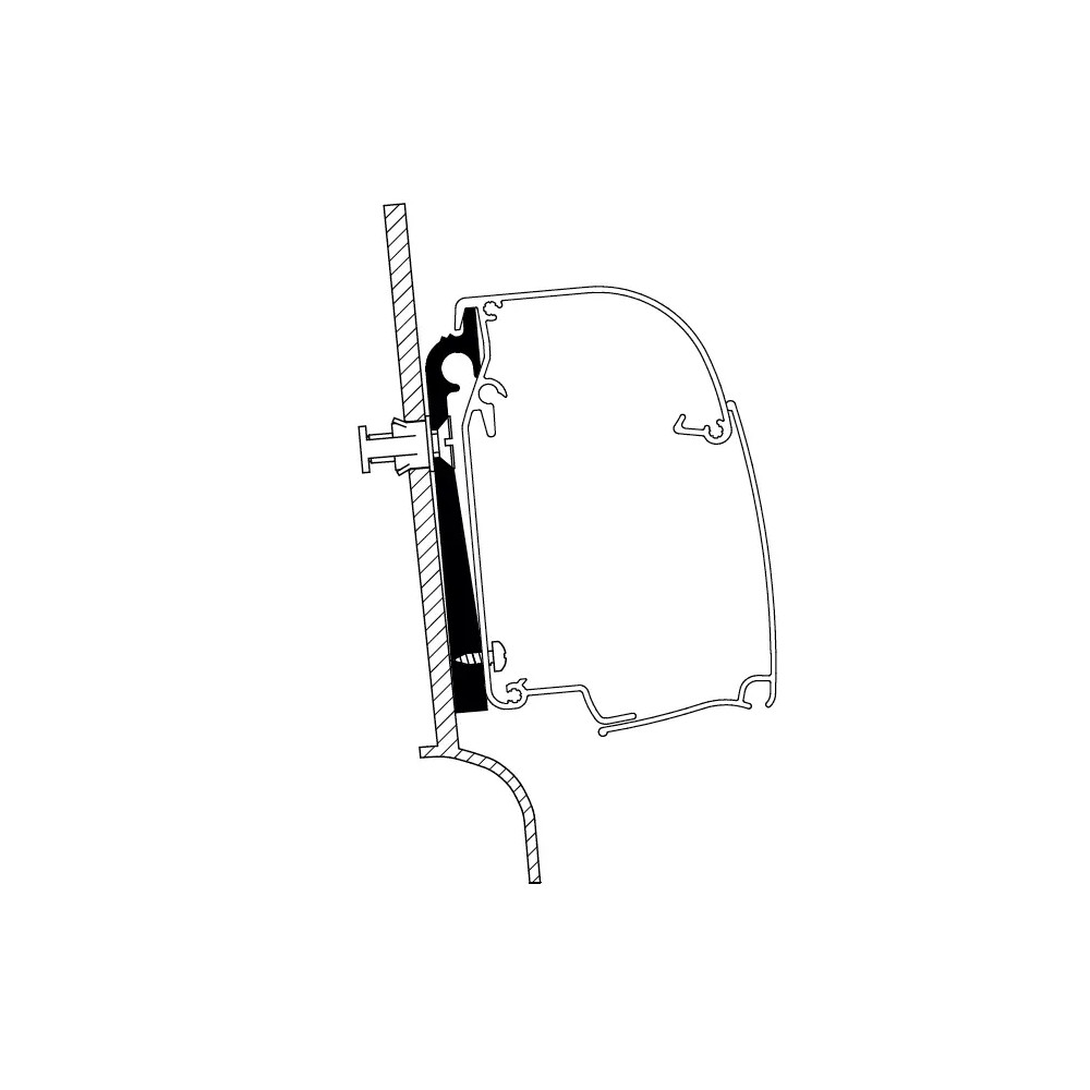 Seinämarkiisin kiinnityssarja Thule Adapter T 4200 Westfalia