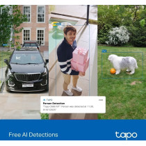 TP-Link Tapo C660 Kit 4K Security -valvontakamera aurinkokennolla, Battery-Powered
