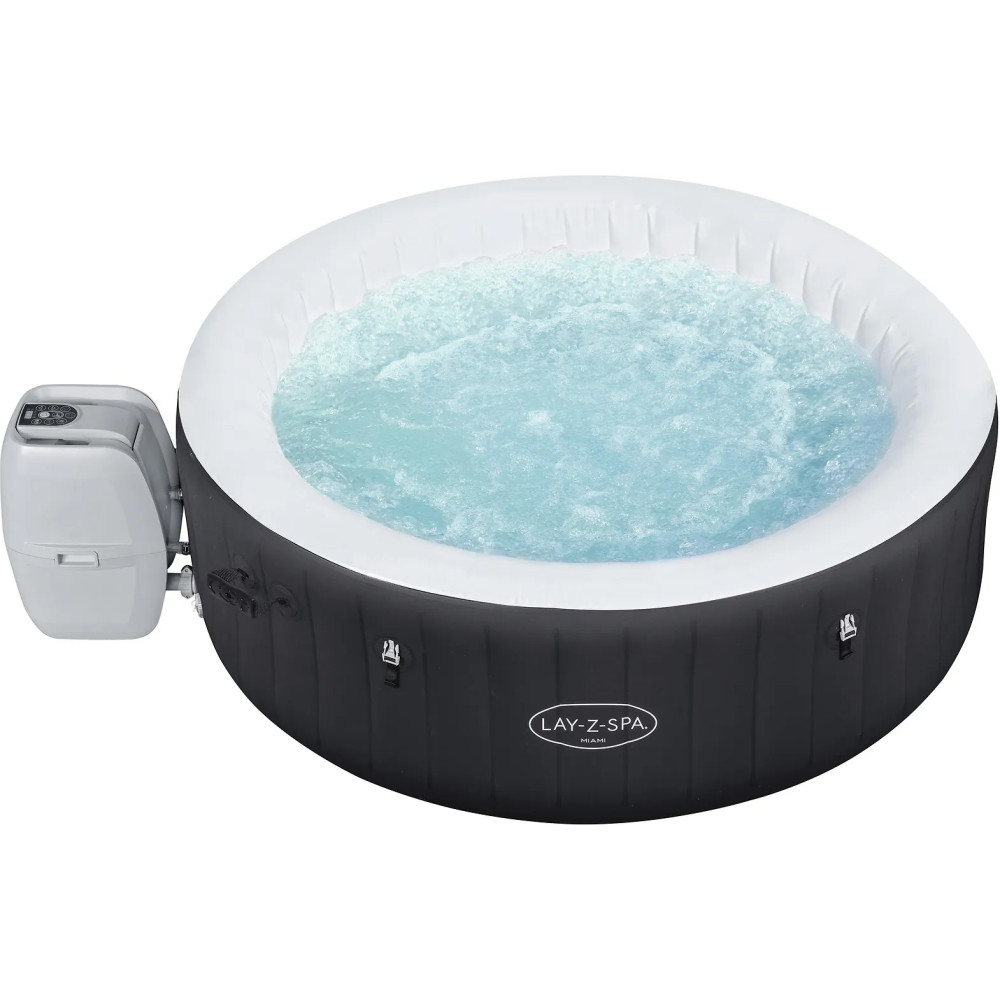 Bestway Lay-Z-Spa Miami AirJet -poreallas, musta
