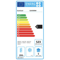 Scancool GUR390W -jääkaappi