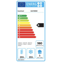 Scancool GUF390W -kaappipakastin