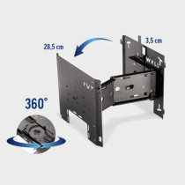alphatronics Slim Mount 290 Rotation TV-teline
