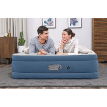 Bestway AlwayzAire Air Mattress Queen -ilmatäytteinen varavuode, sisäänrakennettu kaksoispumppu