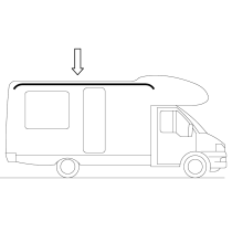 Thule Gutter -vesikouru seinään (metritavara)