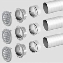 Truma EasySet -ilmanjakosarja Saphir, harmaa