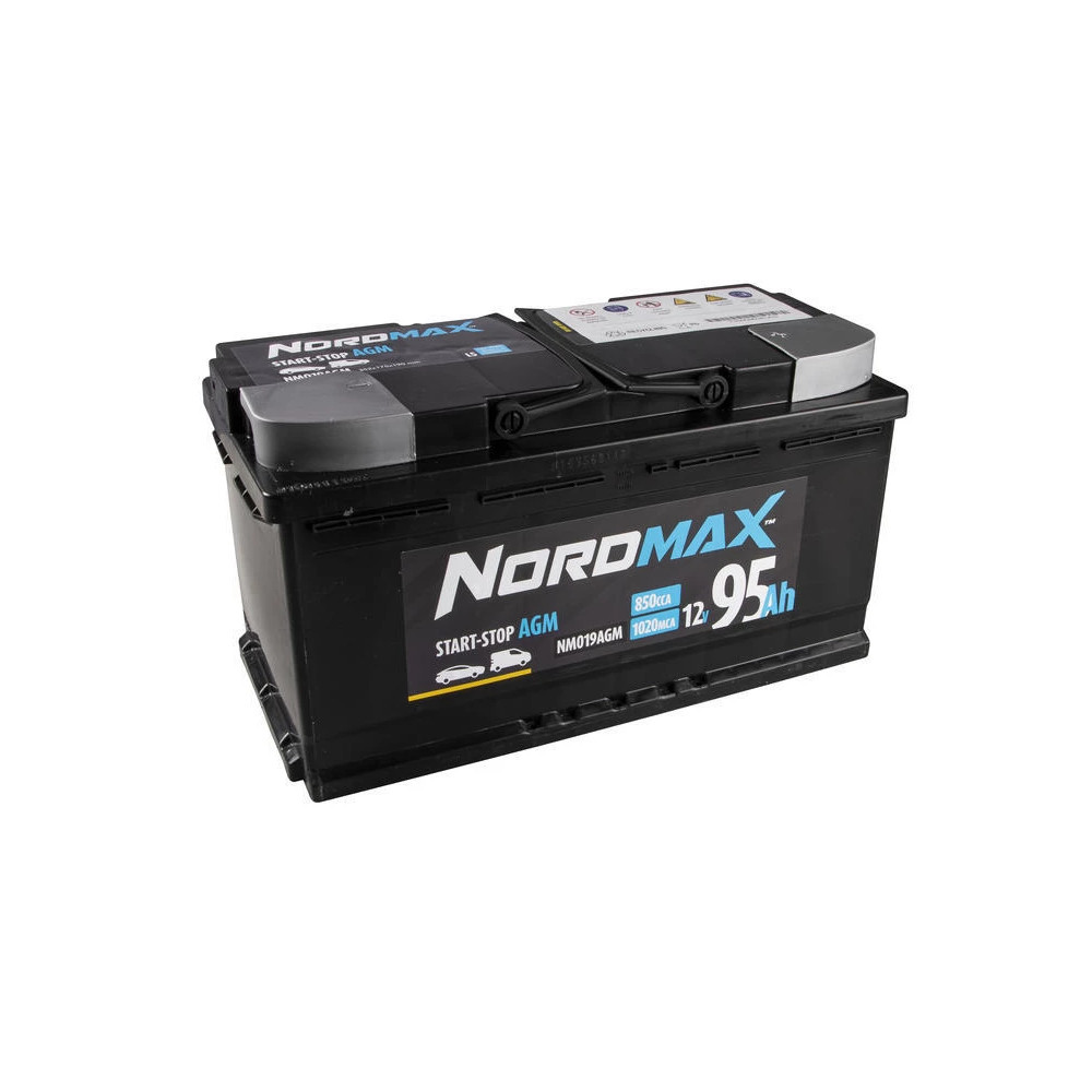 Akku Nordmax 95Ah 850A AGM, 12V Akku Nordmax 95Ah 850A AGM, 12V