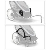 Cybex Zeno Bike -pyöräkärry, musta
