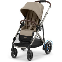 Cybex e-Gazelle S -rattaat, Almond Beige, sähköavusteinen