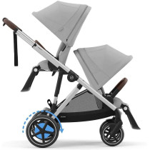 Cybex e-Gazelle S -rattaat, Grey, sähköavusteinen