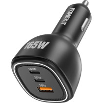 FoneKit Travel 165W, 2 x USB-C + USB-A -autolaturi