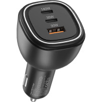 FoneKit Travel 165W, 2 x USB-C + USB-A -autolaturi