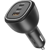 FoneKit Travel 165W, 2 x USB-C + USB-A -autolaturi