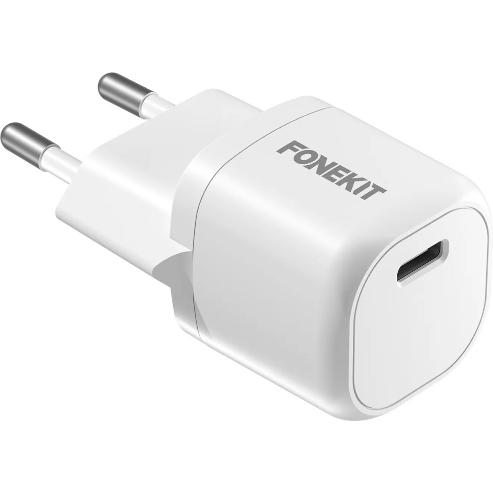FoneKit Mini 20W -verkkovirtalaturi, USB-C FoneKit Mini 20W -verkkovirtalaturi, USB-C