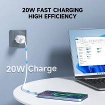 FoneKit Mini 20W -verkkovirtalaturi, USB-C