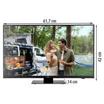 Berger Advanteq 27" Full HD Smart-TV DVD soittimella, 12/230 V