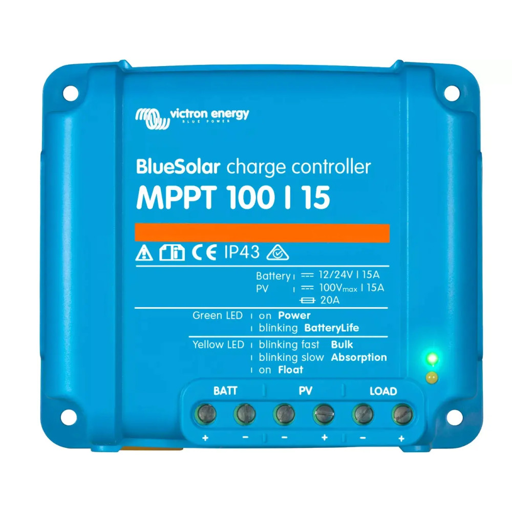 Victron Energy BlueSolar MPPT 100/15 -lataussäädin, 12/24V