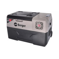 Berger B30-T -kompressorikylmälaukku – kompakti 29 litran kylmälaukku LED-näytöllä, pyörillä ja USB-lataustoiminnolla