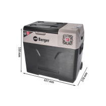 Berger B50-T -kompressorikylmälaukku, 49L
