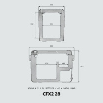 Dometic CFX2 28 -kompressorikylmälaukku, 28L