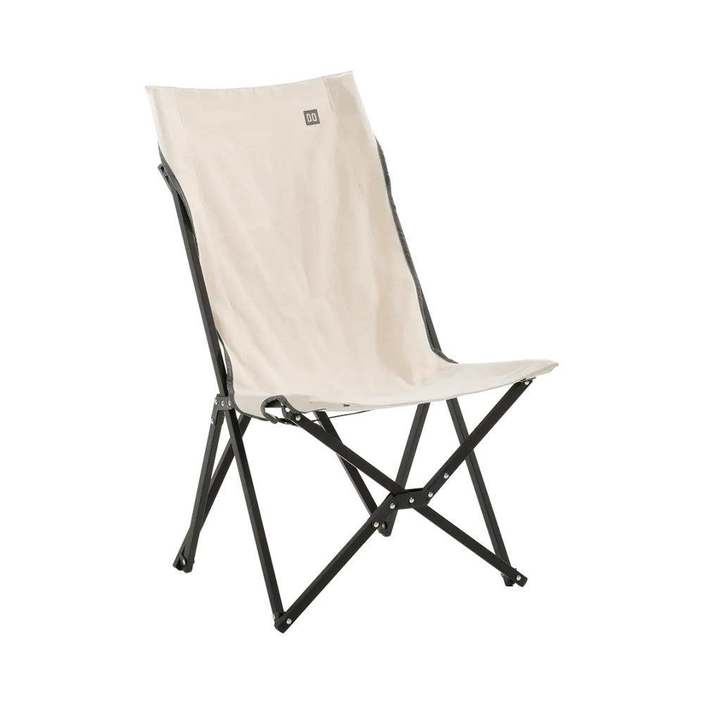 Travellife Rune -retkituoli (beige), perhosmallinen canvas-tuoli kantolaukulla ulkokäytössä