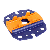 Peggy Peg Fix&Go 2.0 -ankkurilevy oranssina ja sinisenä, maakiinnitystä varten leirintäkäytössä