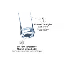 Silwy magneetilliset kristalliset olutlasit, 4 osainen (330 ml)
